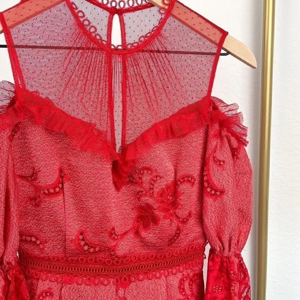 REVOLVE Three Floor Dress Like Romper SIZE 0 - Picture 5 of 10